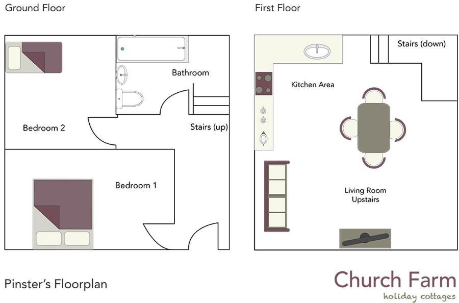 Church Farm Holiday Cottages - Pinster Cottage Ashbourne  Exteriör bild